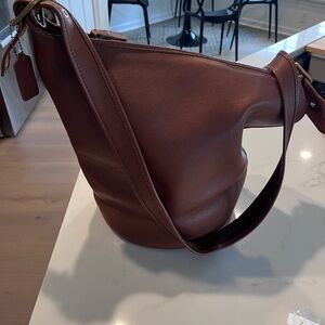 Coach Vintage Leather Bucket Bag